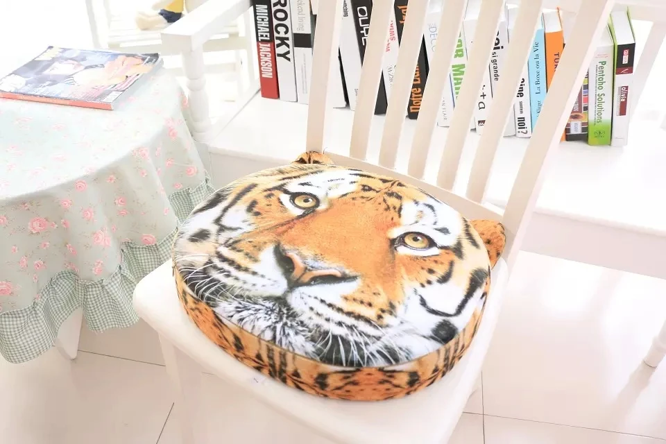 Мягкие животные Тигр мягкие игрушки-подушки Лев Peluche Kawaii кукла хлопок девочка