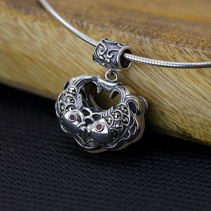 Женское винтажное ожерелье из серебра 100% пробы 3 цвета|pendants for women|pendant necklacependant 925 |