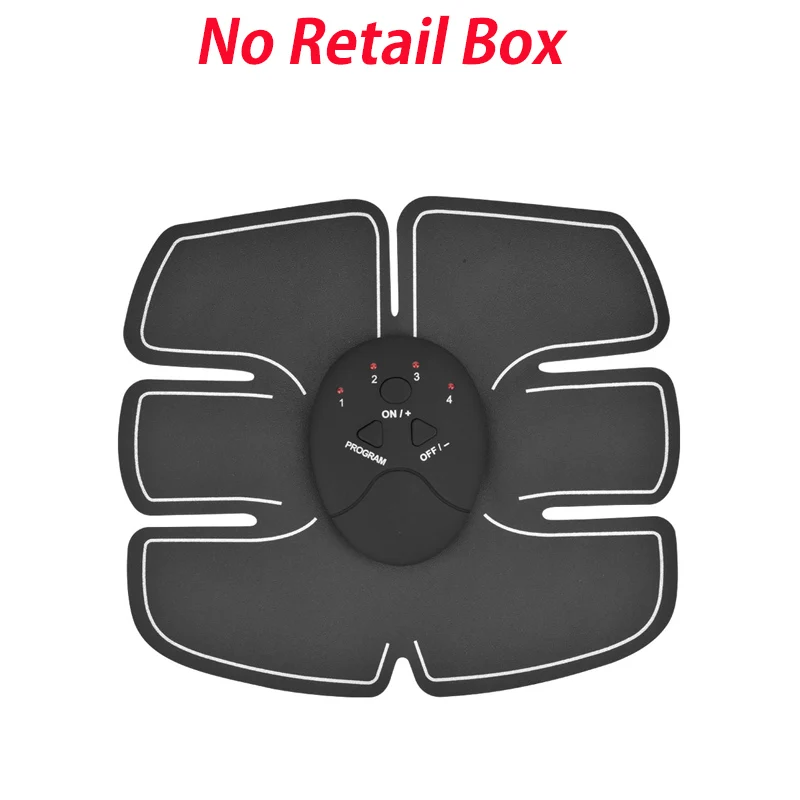 3 EMS Abdominal Hips Muscle Training Wireless Buttocks ABS Stimulator Fitness Professional Body Slimming Massager USA Stock - Цвет: 3
