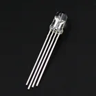 Бесплатная доставка, 100 шт., 5 мм RGB LED общий анод, трехцветные излучающие диоды f5 RGB