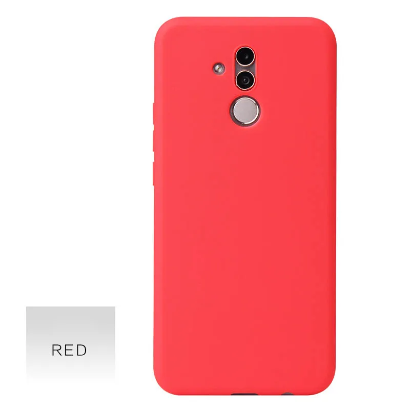 Red Для huawei mate 20 чехол huawei mate 20 Lite чехол Мягкая силиконовая задняя крышка чехол для телефона для huawei mate 20 Lite mate 20 Pro - Цвет: Red