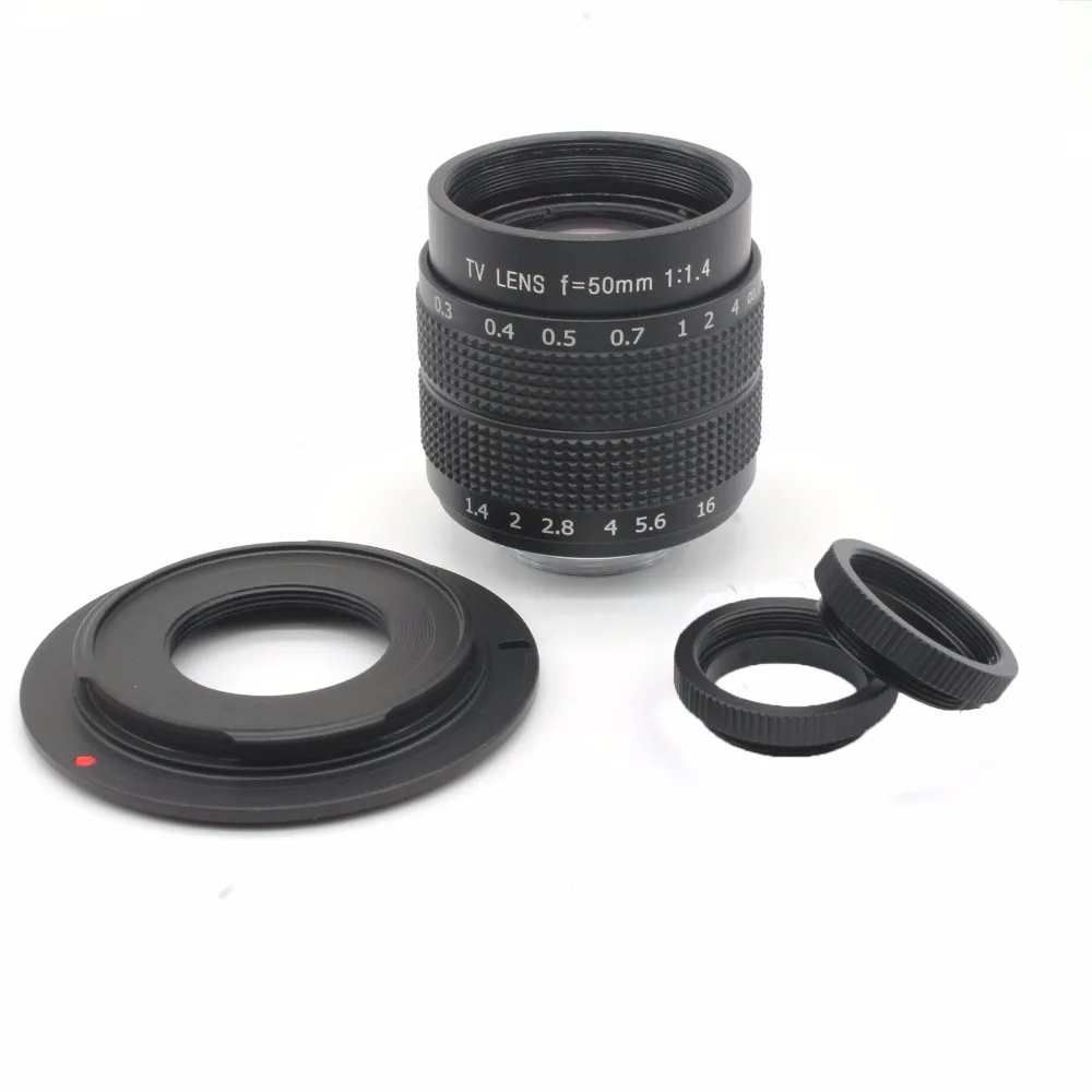 

Fujian 50mm F1.4 CCTV Movie Lens+C Mount to Micro 4/3 m4/3 EPL5 EPM3 EPL7 OM-D