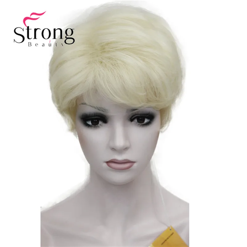StrongBeauty женский короткий синтетический парик из натуральных волос, светильник, парик из коричневых волос