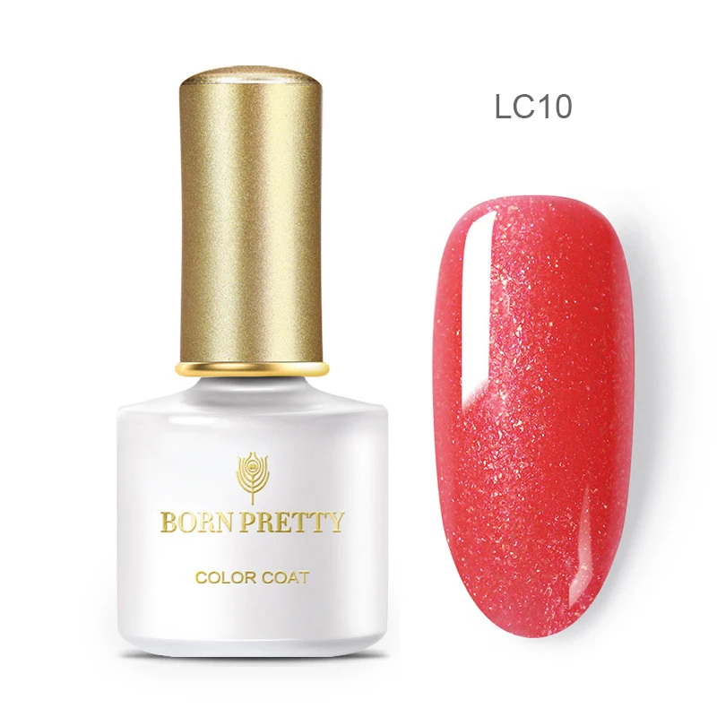 BP-LC10 BORN PRETTY Чистый Цвет гель лак для ногтей живая Коралловая серия личная гигиена блеск мерцающий лак 6 мл стойкий гель Lauquer - Цвет: BP-LC10