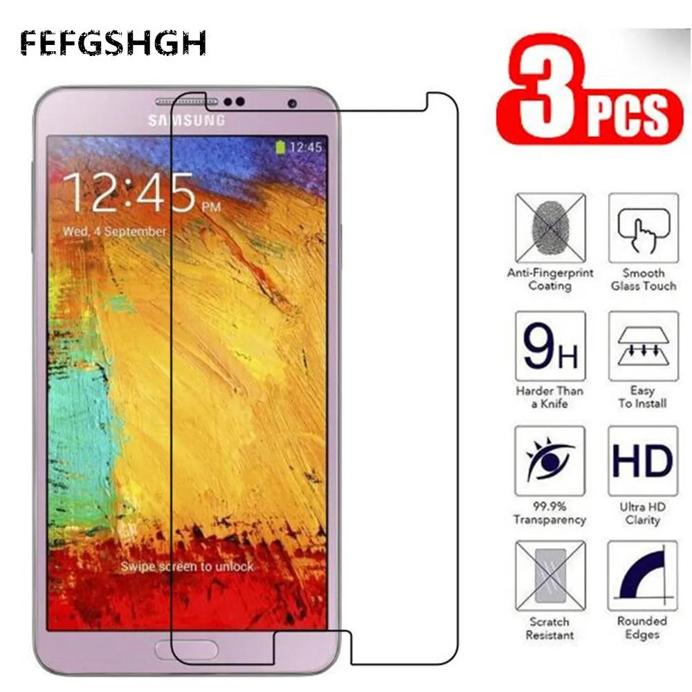 Закаленное стекло для Samsung Note 3 Защитное экрана Galaxy III N9000 N9005 5 7 дюйма защитная
