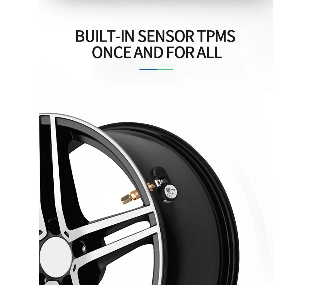 Автомобильная TPMS система контроля давления в шинах Солнечная энергия цифровой ЖК-дисплей автоматическая система охранной сигнализации s давление в шинах