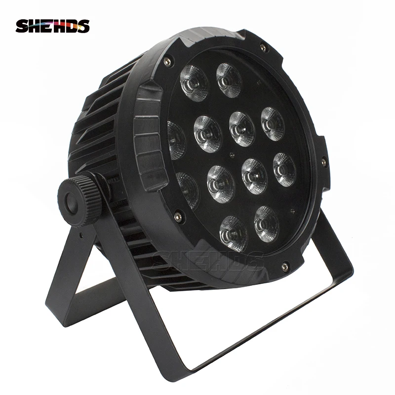 

Waterproof LED Flat Par 12x12W RGBW DMX512 Stage Effect Lighting For Outdoor Swimming Pool DJ Disco Party Christmas Decorations