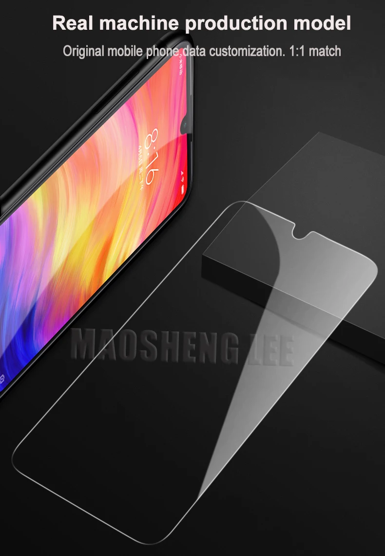 2 шт./лот, закаленное стекло для Xiaomi Redmi Note 7 Pro, Защитное стекло для экрана для Redmi note 7, защитная пленка против Blu-Ray