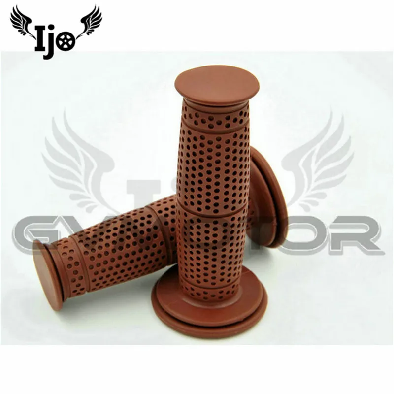 motorcycle handle grip modified retro Coffee Hand glue for kawasaki honda suzuki professional Non-slip Dirtbike handlebar | Автомобили и