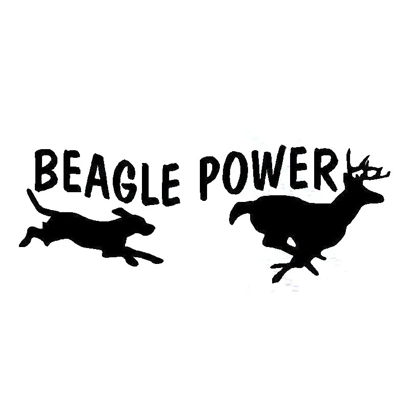 14 5 см * креативные животные собака олень BEAGLE мощность виниловые автомобильные