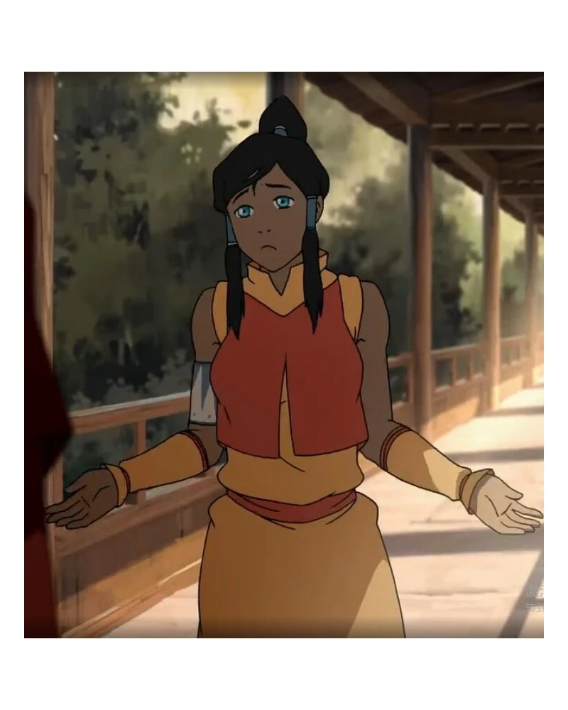 Аватар: The Legend of Korra костюм для косплея парик бесплатная доставка индивидуальный
