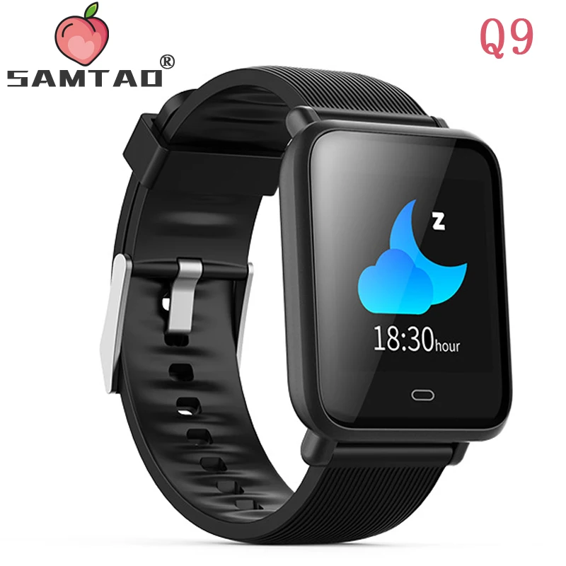 SAMTAO Смарт-часы Q9 монитор сердечного ритма кровяного давления спортивные