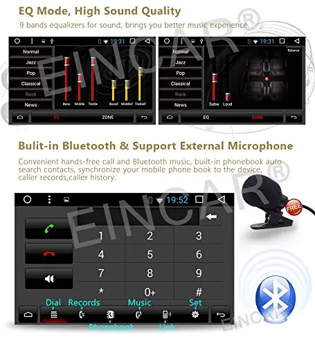 2 Din Android 6.0 Car Stereo Navigation multimedia tape recorder Headunit GPS Radio Receiver WiFi Mirrorlink External Micro | Автомобили и