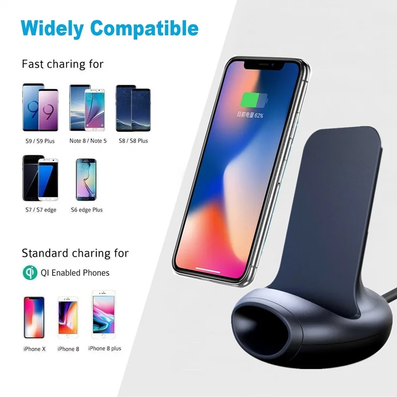 3 в 1 беспроводное зарядное устройство Qi для Iphone XS X 8 11 Pro Max Samsung S10 S9 S8|Зарядные