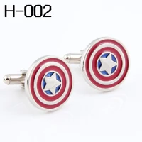mens accessories free shippinghigh quality cufflinks for men superhero 2016cuff links wholesales captain america