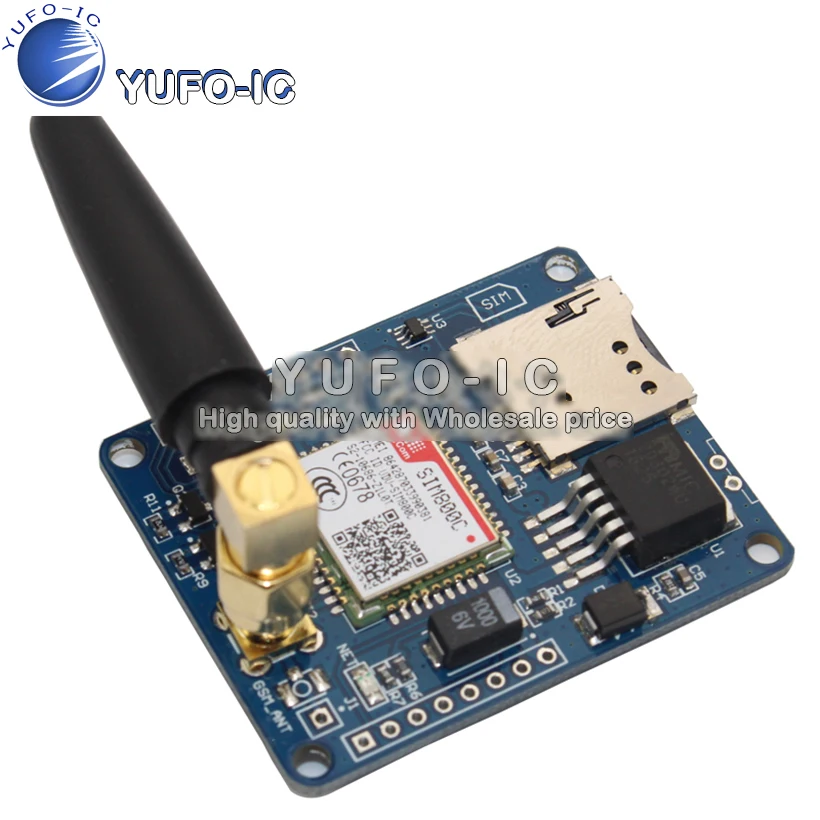 Макетная плата SIM800C, четырехчастотный модуль GSM/GPRS, поддержка Bluetooth-совместимости/альтернатива SIM900A TTS/DTMF