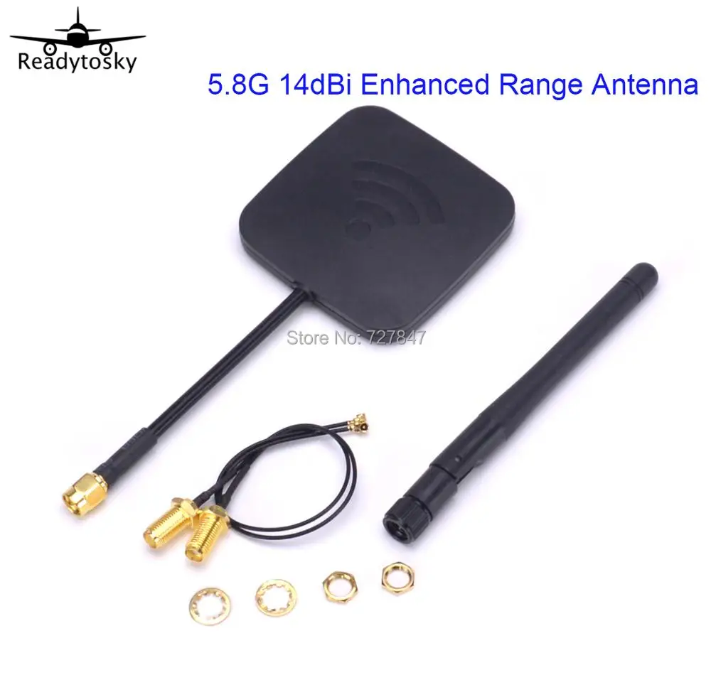 5 8G 14dBi FPV Улучшенный диапазон модификации комплект антенны для Hubsan H501S H502S H107D + H25G