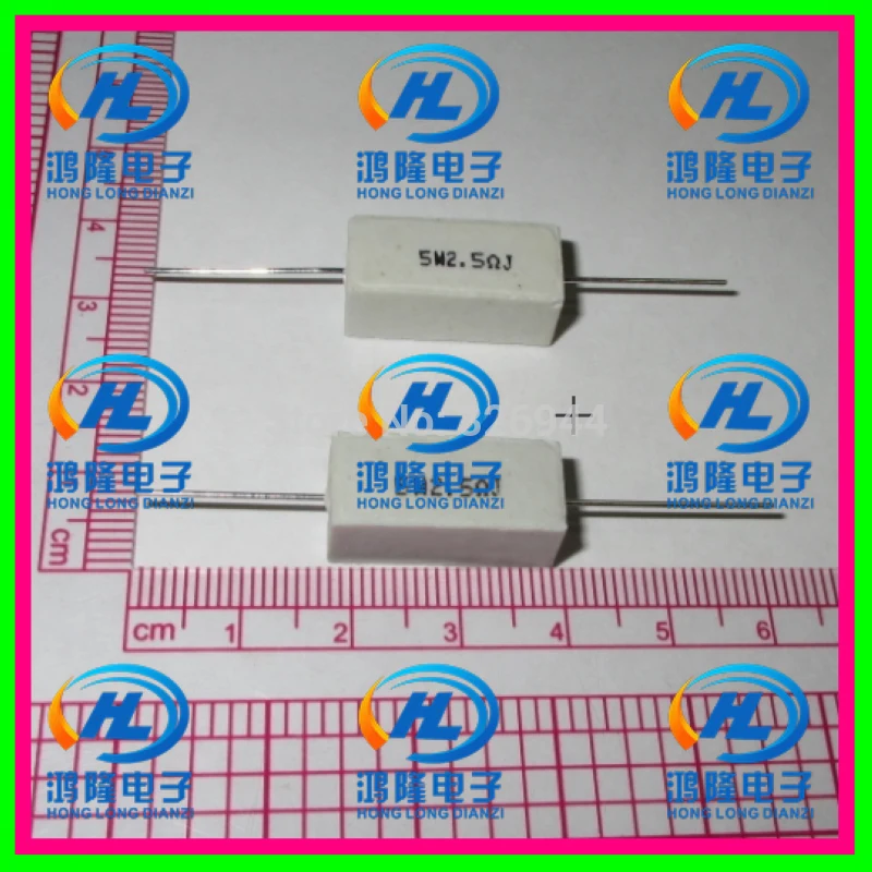 

(10 шт./лот) 5 Вт 2,5 ом +/-5% / 5 Вт 2,5 Ом 5% / 5 Вт 2.5RJ