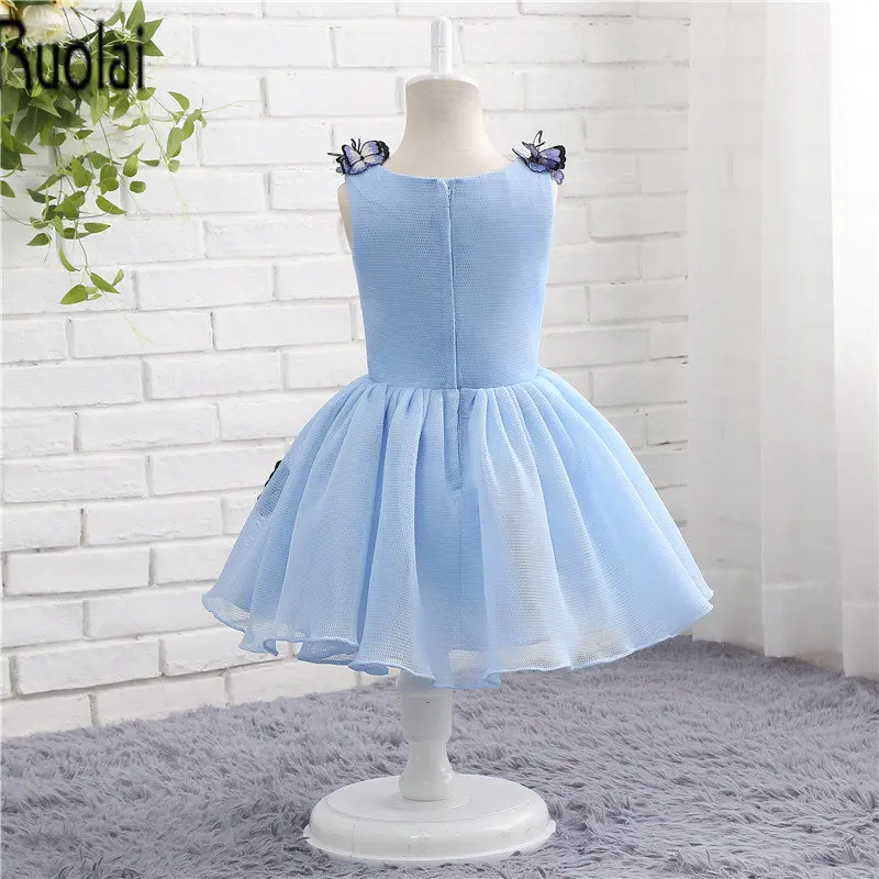 In Stock Lovely Tulle Appliques Real Sample Ball Gown Sleeveless Flower Girl Dresses For Wedding Party | Свадьбы и торжества