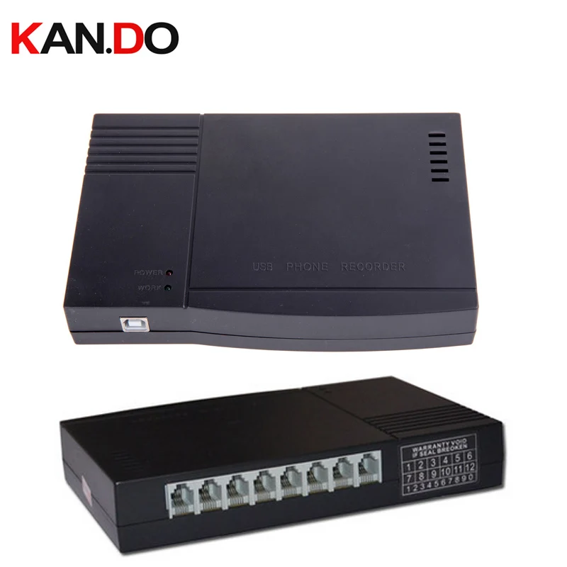 4CH телефонный диктофон с голосовым активированным USB диктофоном телефонным