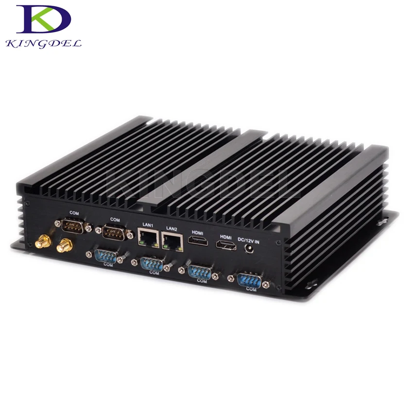 Мини безвентиляторный промышленный компьютер HTPC Intel 5th Gen Core i7 5550u HD Графика 6000 Micro
