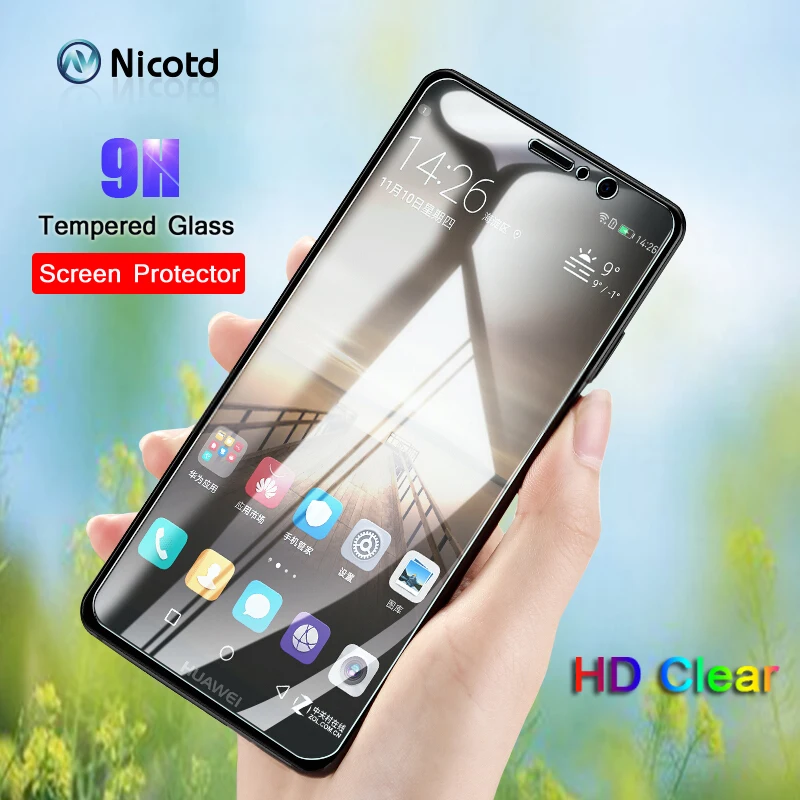 2 шт. закаленное стекло для Huawei P20 lite P10 Mate 10 20 Lite Защита экрана Nova 4 3 3i 9H защитная