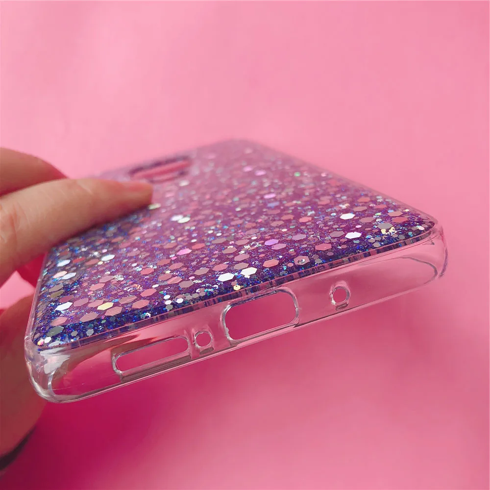 Мягкий блестящий чехол QINUO для Huawei P20 Lite P30 Pro Plus P Smart 2019 Nova 4 2 2S Mate 20X Funda Coque Cover |