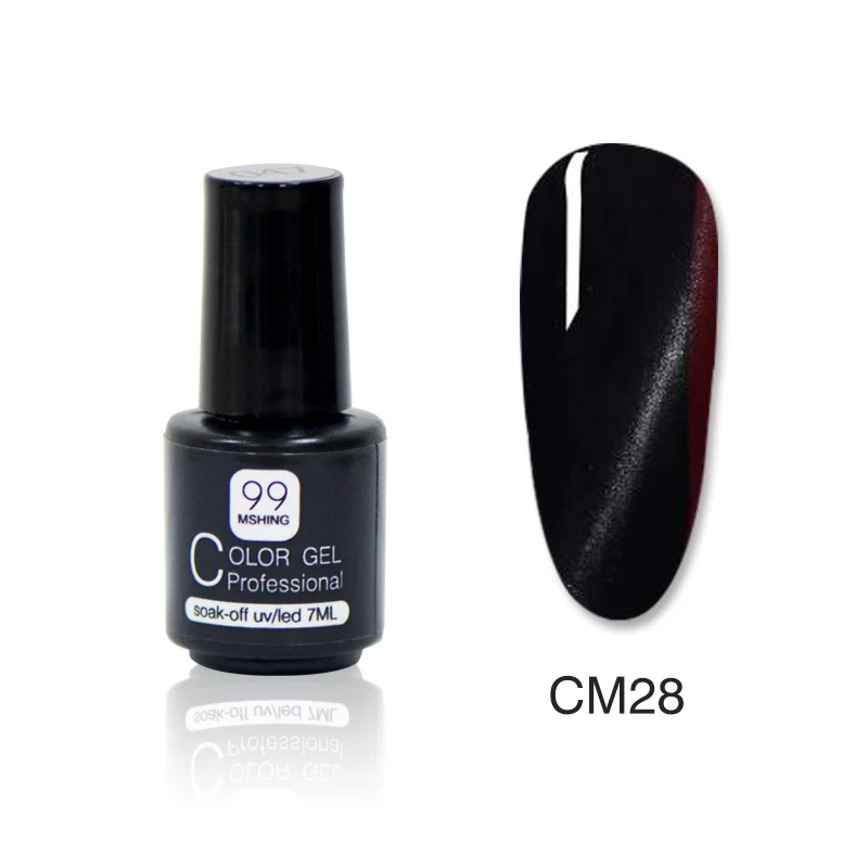 CM28 Mshing99 УФ-Гель-лак для кошачьих глаз 3D сделай сам Магнитный цвет красный огонь кошачий глаз Гель-лак для ногтей отмачиваемый Гель-лак для ногтей 4,6 - Цвет: CM28