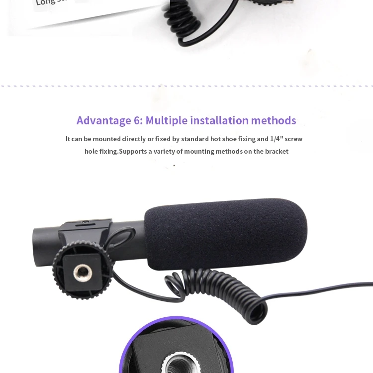 FELYBY MIC-05 Профессиональные DSLR конденсаторные интервью с микрофоном видео Запись микрофон записывающая видеокамера Filmmaking