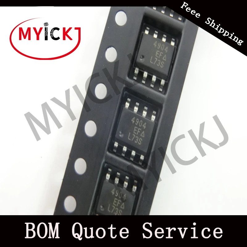 10 шт. SI4904DY микросхема MOSFET 2N CH 40V 8A 8 SOIC 4904|Светодиодные чипы| |