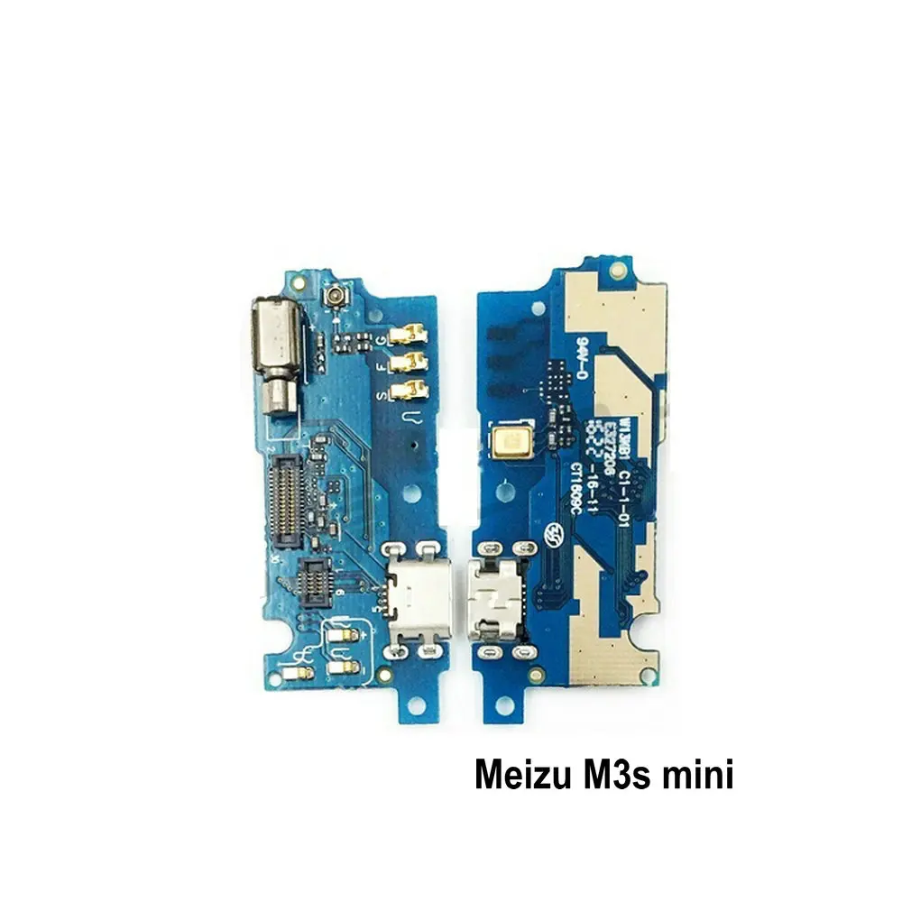 M3S mini Микрофонный модуль+ USB плата с зарядным портом гибкий кабель соединительные части для MEIZU M1 M2 M3 M3s M5 M5s M6 mini Замена - Цвет: M3S mini