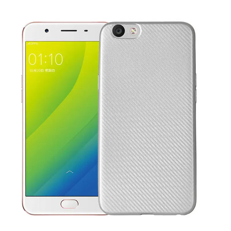 For OPPO A7 F9 A7X Ultra Slim Carbon Fiber Case Heavy Shockproof TPU Soft Silicone Back Cover A3S A83 A77 A71 A39 A57 A37 |