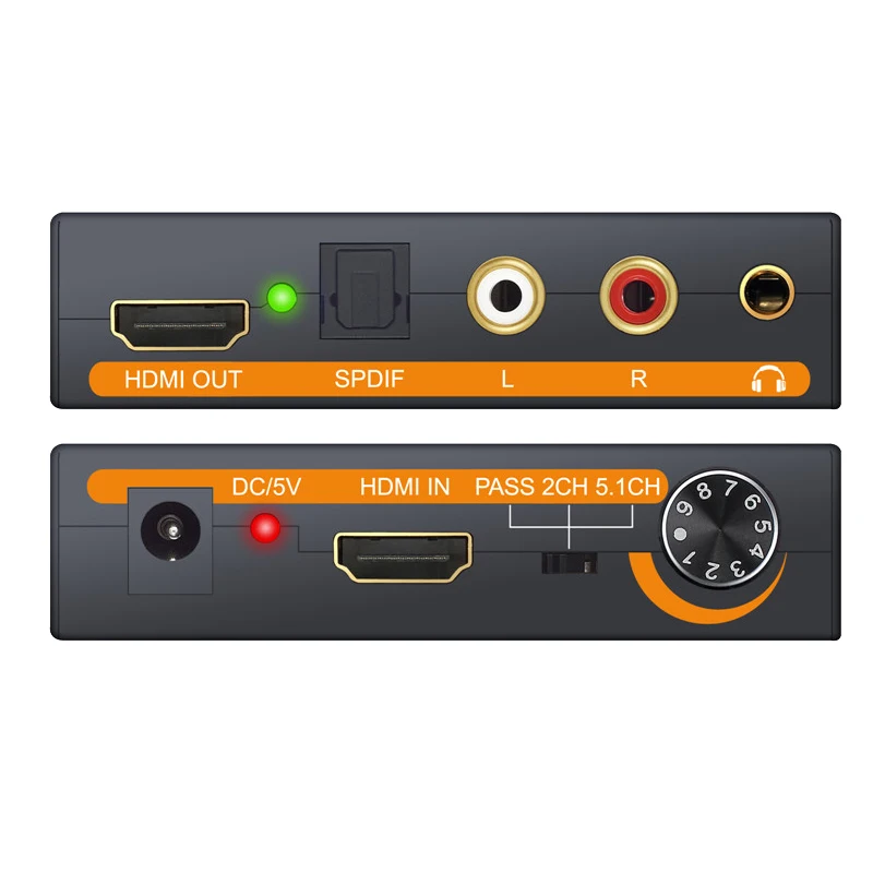 Neoteck HDMI аудио экстрактор конвертер 5.1CH разделитель SPDIF 1080 P/4 K стерео аналоговый HDMI к HDMI оптический Toslink RCA L/R адаптер
