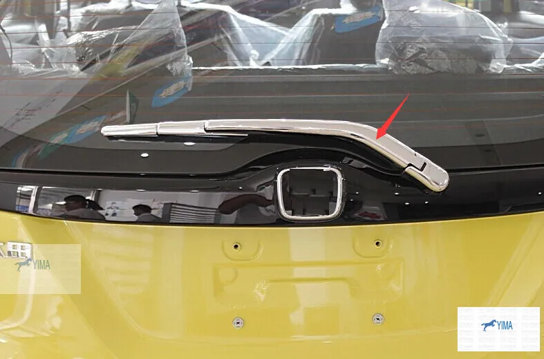 Аксессуары Lapetus для Honda FIT JAZZ 2014 - 2019 хромированная накладка стеклоочистителя