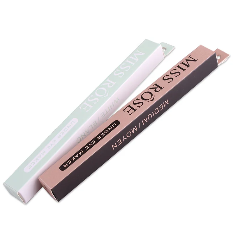 Благодаря супернасыщенному пигменту и кремовому карандашам MISS ROSE под глазами