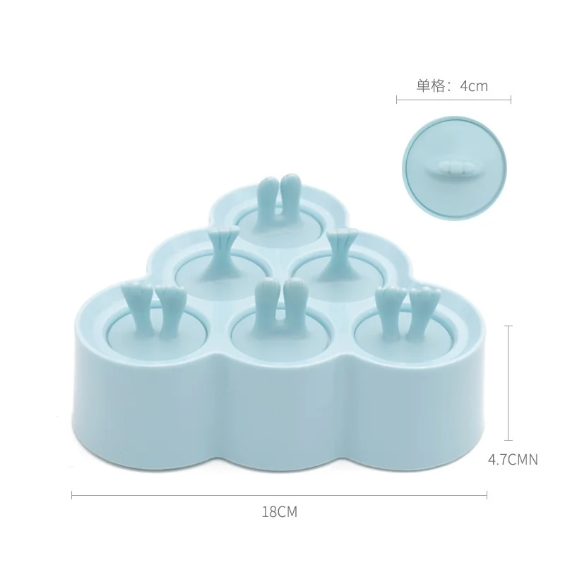 

Triangle Lolly Mould Tray Pan Kitchen 6 Cavity Frozen Ice Cube Molds Popsicle Maker DIY Ice Cream Tools Ice Cube Dessert Moulds