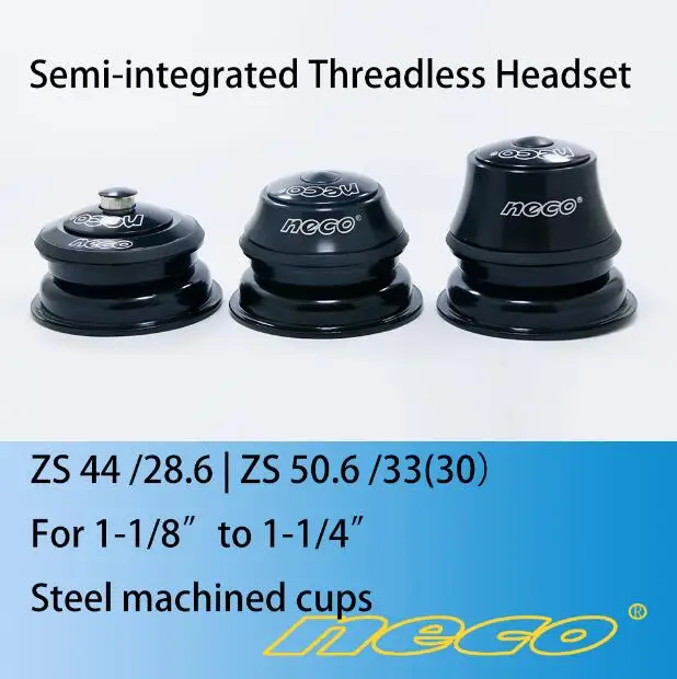 

Neco 44-50.6mm For 1-1/8'' to 1-1/4'' GIANT ATX730 750 770 790 XTC750 770 790 870 Headsets Steel MTB Road Bike Parts Accessories