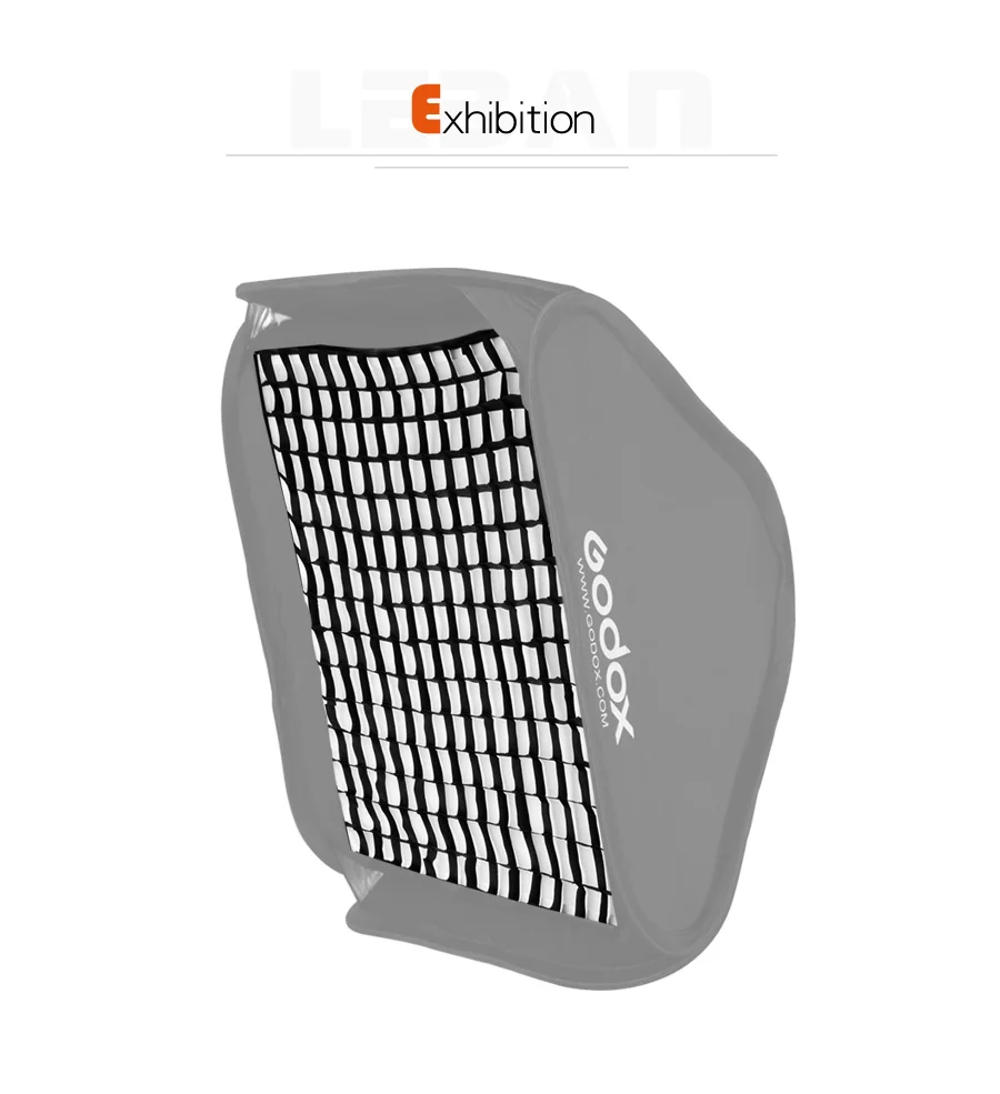 Godox сетки Портативный 60x60 см 2" x 24" Фото соты Softbox Сетки фоновые драпировки для студийной фотосъемки светодиодная вспышка света(сетка только
