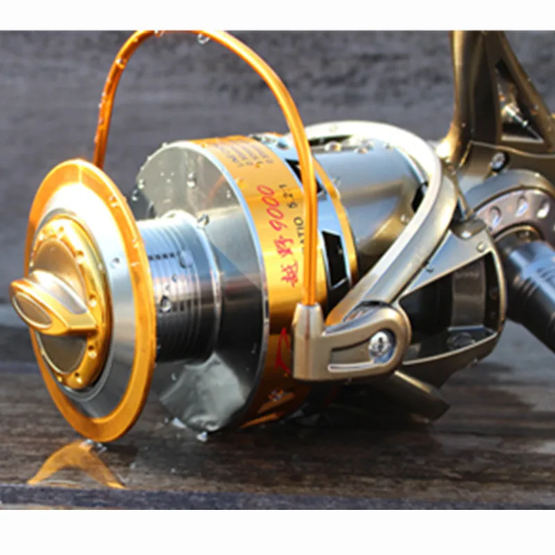 9000-8000 full metal spool Jigging trolling long shot casting for carp and salt water surf spinning fishing reel | Спорт и