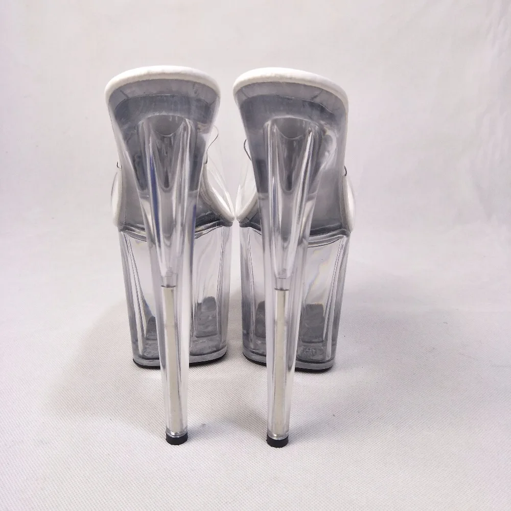 8 дюймов искусственные тапочки великолепные с кристаллами низкая цена женская