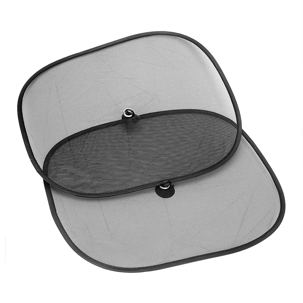 2 шт. для передней стороны и заднего окна УФ Сетка солнцезащитные оттенки черные