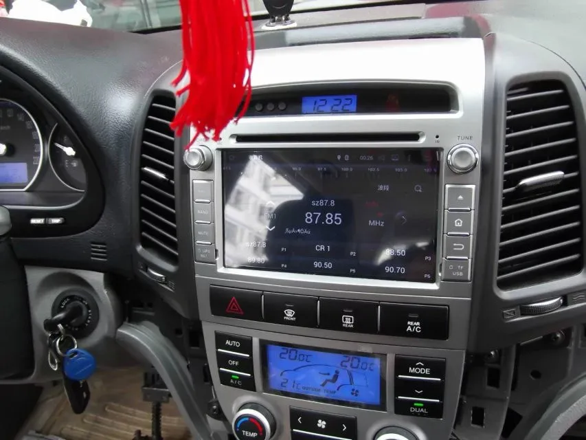 Navirider Android 9,0 автомобильный Радио плеер для hyundai Santa Fe 2011 Автомобильный gps головное устройство мультимедийная Поддержка камеры и рулевого колеса