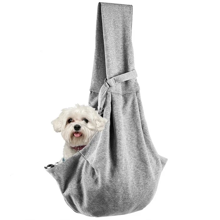 С рисунком собачки и котика Слинг Сумка Ручной Бесплатная Pet Carrier Travel Tote мягкие