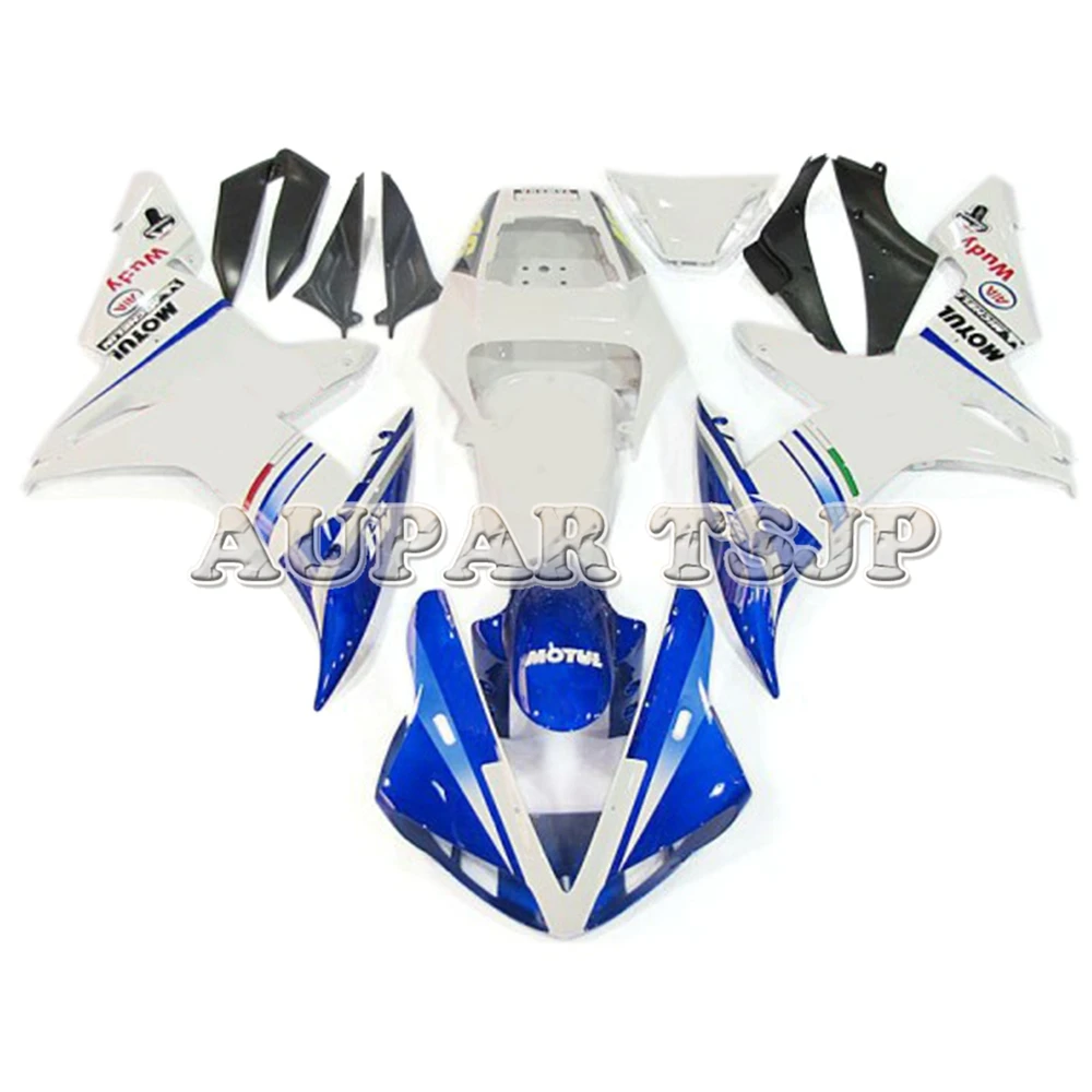 Впрыска мотоцикла для Yamaha YZF1000 R1 2002 2003 02 03 ABS пластик Кузов ярко синий с белым