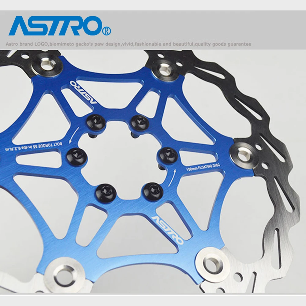 ASTRO MTB велосипед плавающий дисковый тормоз AL7075 CNC горный тормозные роторы 160 мм/180