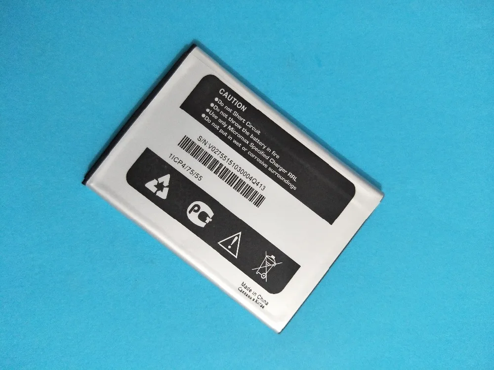 AZK Новый 1800mAh Сменный аккумулятор для телефона MICROMAX Q413 3 7 V 11CP4/75/55 / V02755151030004Q413|battery