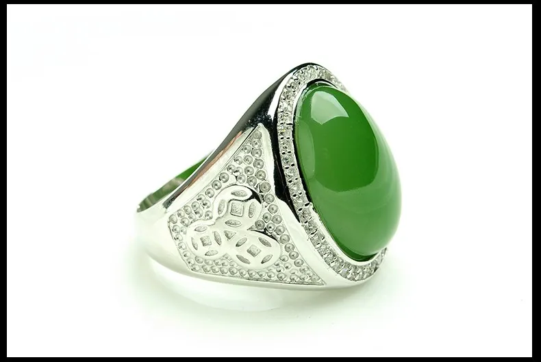 inlay and Tian Biyu egg rings lady men with retractable certificate models Silver for men's women/ | Украшения и аксессуары