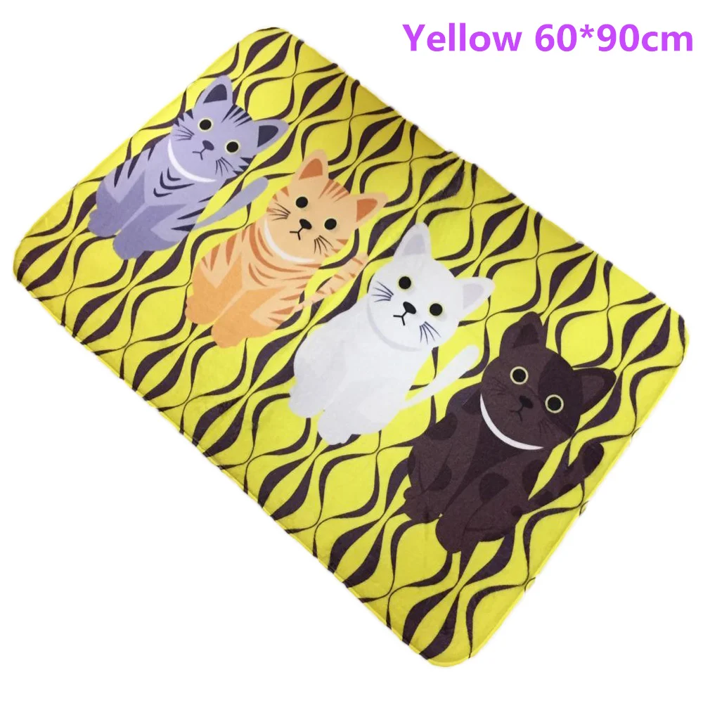 Мультфильм Кухня коврик прекрасный Memory Foam ковры коврики в ванную