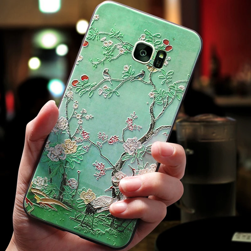 Yonlintan силиконовые 3d coque крышка чехол для samsung Galaxy S6 S 6/S6 край s6edge Оригинальный