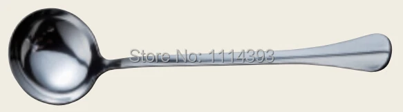 2019 11 ложка для супа из нержавеющей стали/большой ковш соуса/столовые приборы|sauce